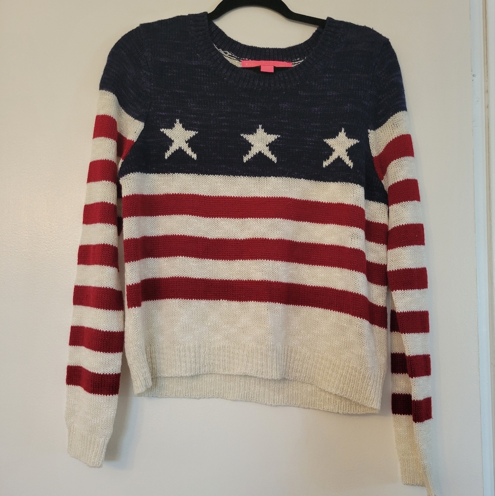 American Flag Sweater